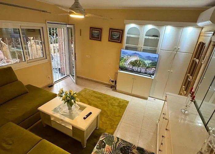 Super Terrace Levante Front Line Ranchos Self Check-in, Free Parking 베니돔