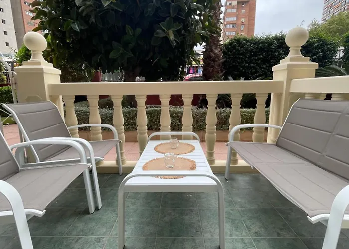 아파트 Super Terrace Levante Front Line Ranchos Self Check-in, Free Parking