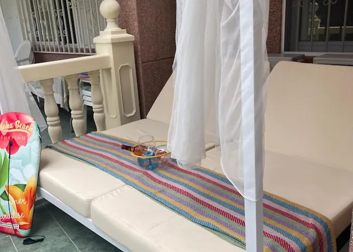 Super Terrace Levante Front Line Ranchos Self Check-in, Free Parking 아파트