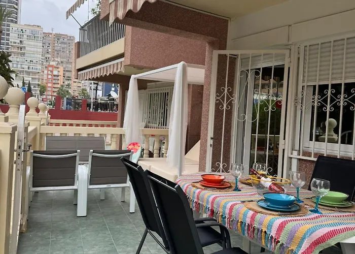 아파트 Super Terrace Levante Front Line Ranchos Self Check-in, Free Parking