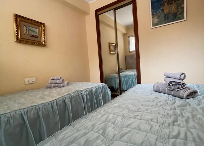 Super Terrace Levante Front Line Ranchos Self Check-in, Free Parking 아파트 베니돔