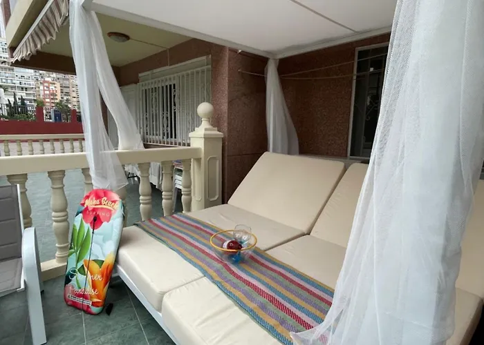 Super Terrace Levante Front Line Ranchos Self Check-in, Free Parking