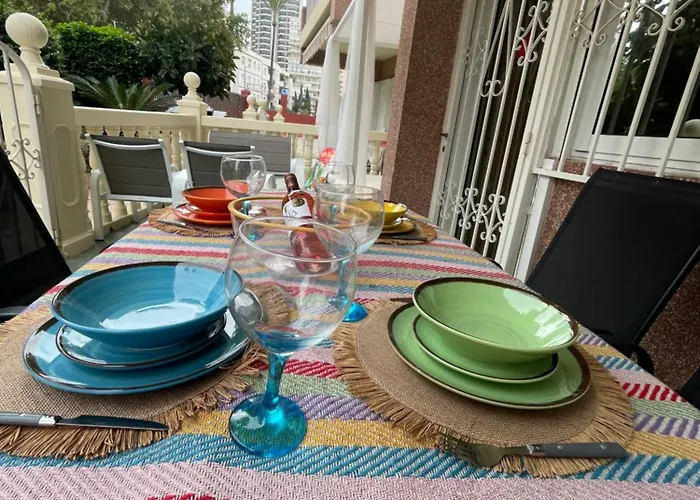 Super Terrace Levante Front Line Ranchos Self Check-in, Free Parking 아파트